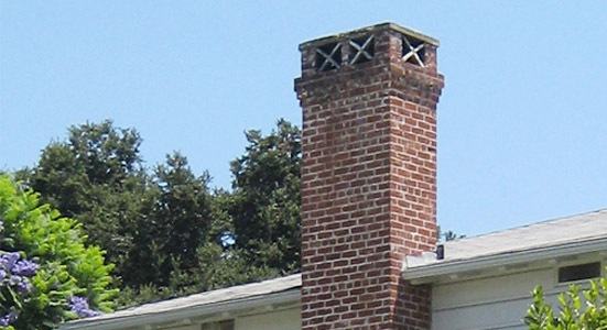 Brick chimney